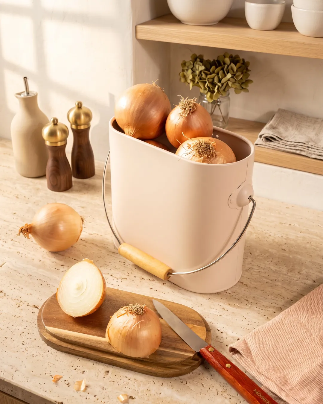 Boîte de conservation fruits et légumes pour oignons